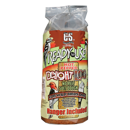 C&S Products Hot Pepper Suet Log 1Lb 08953